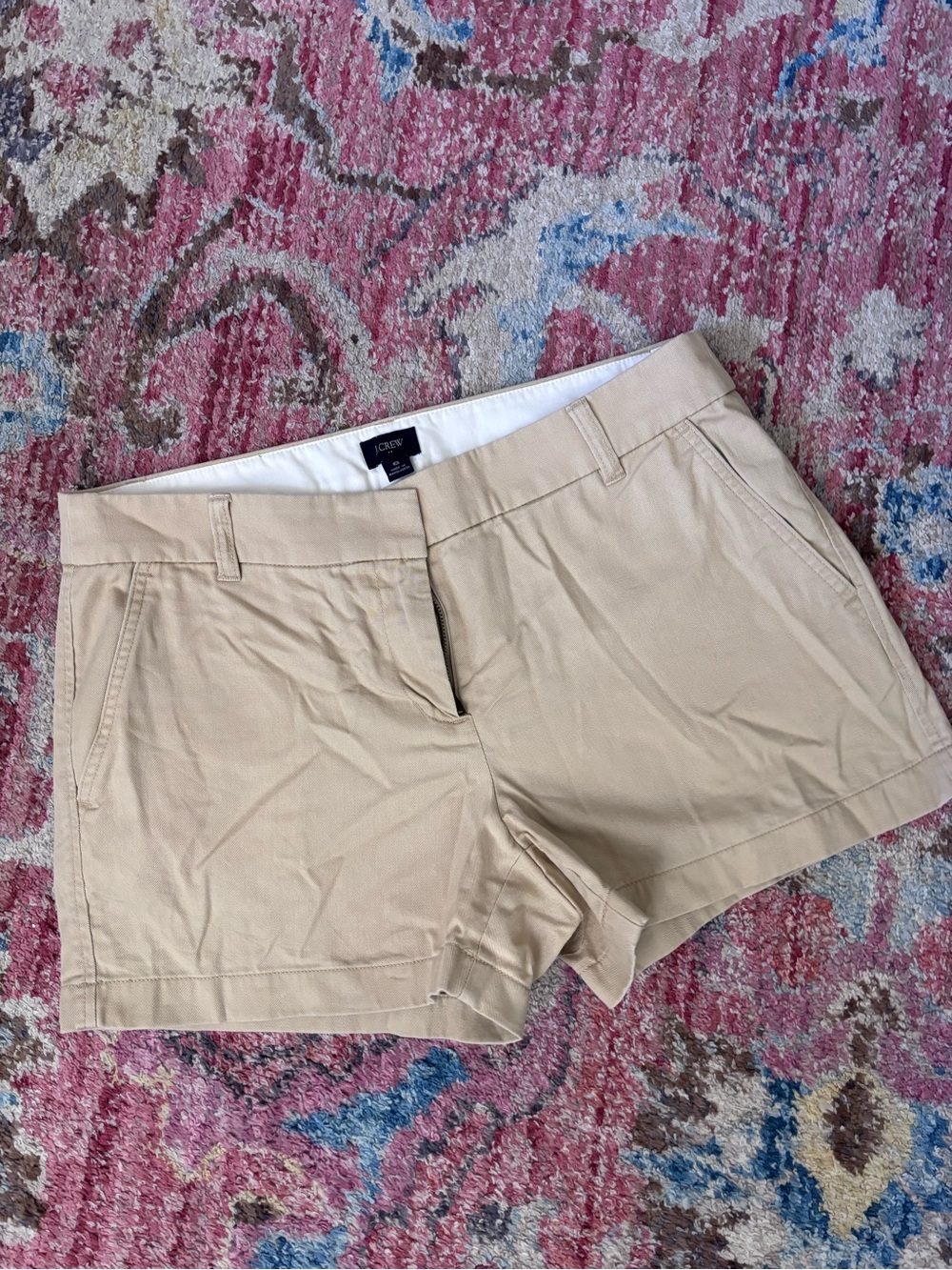 J. Crew Beige Chino Bermuda Shorts